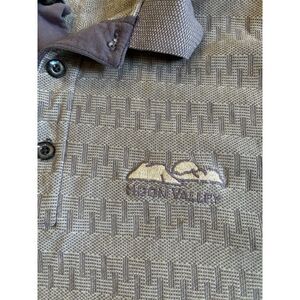 VTG 90s Moon Valley Golf Men's Size XL Purple Collared Retro PGA Button Polo USA